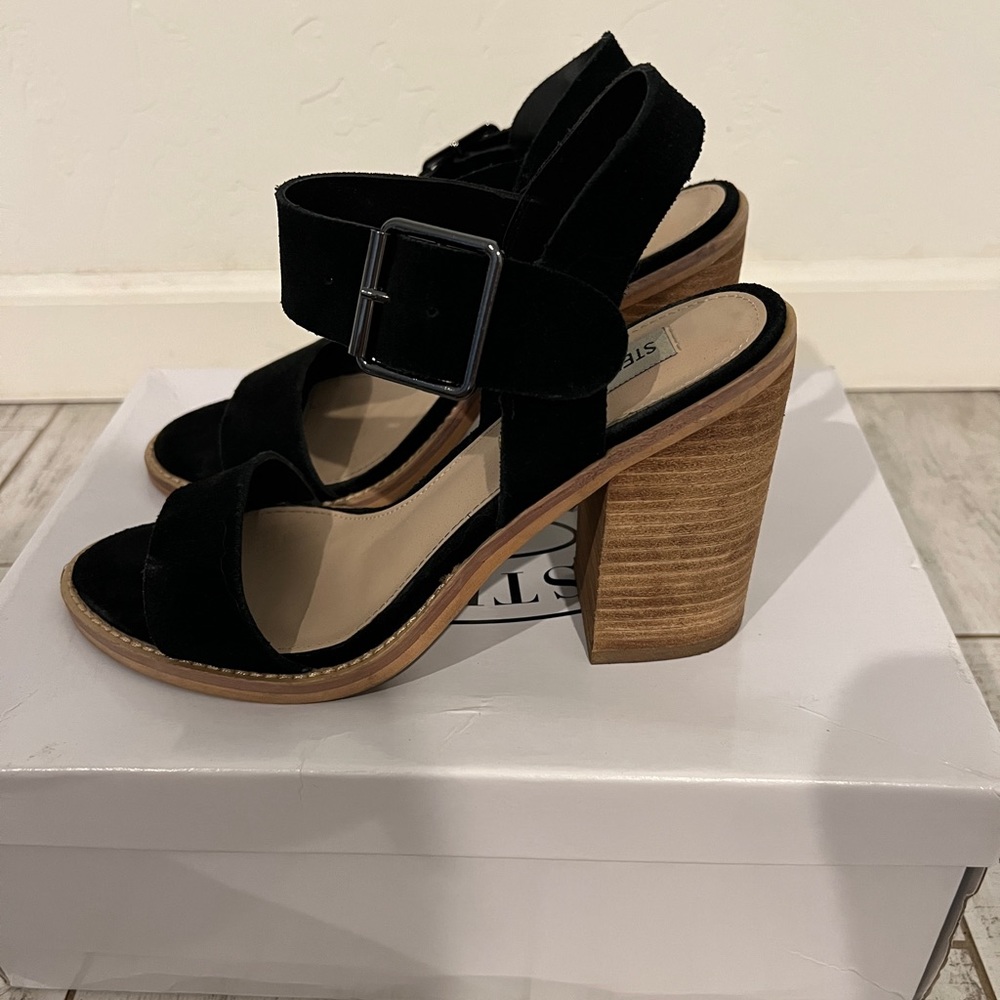 Steve Madden Women's Jaunie Black Suede